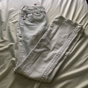 Miss Me White Bootcut Jeans